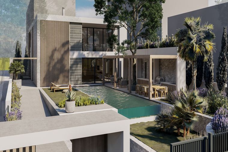 Double storey residence